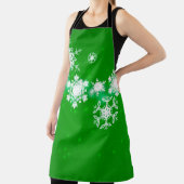 2d Abbildung. Schneeflocken im Hintergrund. Holy C Schürze (InSitu)