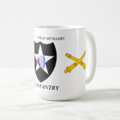 2D BN 17. FELDKÜNSTLER 2ND INFANTRIEDIVISION KAFFEETASSE (VorderseiteRechts)