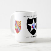 2D BN 17. FELDKÜNSTLER 2ND INFANTRIEDIVISION KAFFEETASSE (Vorderseite Links)