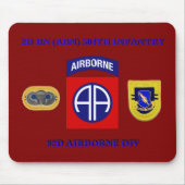 2D BN 504. INFANTRIE 82d IM FLUGZEUG MOUSEPAD (Vorne)