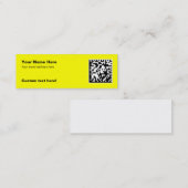 2D Code-Visitenkarten - dünn Mini Visitenkarte (Vorne/Hinten)