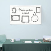 2D Comic Style Foto Stand Hintergrund Banner (Messeveranstaltung)