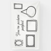 2D Comic Style Foto Stand Hintergrund Banner (Vertikal)