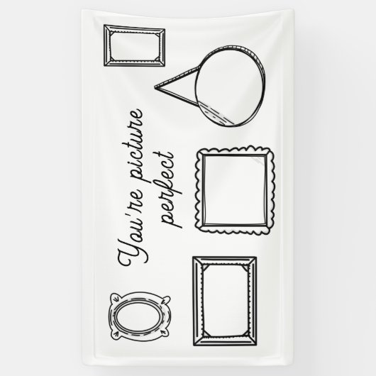 2D Comic Style Foto Stand Hintergrund Banner (Vertikal)