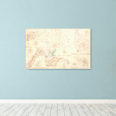 2d Corps AN Va, Lager, Taschen, Routen Leinwanddruck (Insitu (Holzboden))