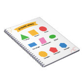 2D-Form heißt Schulbildung für Bildung Notizblock (Rechte Seite)