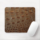 2D Foto-Sampling Krokodilleder-Optik Design Mousepad (Mit Mouse)