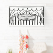 2D Geburtstagsparty Comic Style Hintergrund Banner (Insitu)