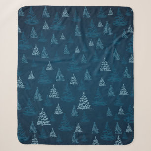 2D-Illustration. Abstrakte Schneeflocken. Heiliger Sherpadecke