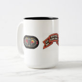 2D INFANTERIE-TASSE DES BN-FÖRSTER-75. ZWEIFARBIGE TASSE (Vorderseite Links)