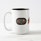 2D INFANTERIE-TASSE DES BN-FÖRSTER-75. ZWEIFARBIGE TASSE (Links)