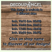 2Designs Elegance in Dualität Rosa - Decoupage - Seidenpapier