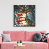 # 2Drachonwelt Leinwanddruck (Insitu (Wohnzimmer))