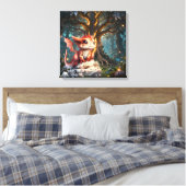 # 2Drachonwelt Leinwanddruck (Insitu (Schlafzimmer))