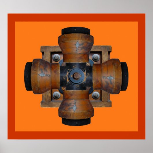 2F Gruppe Cross 1 Print Poster (Vorne)