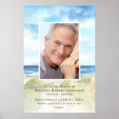 2ftx3ft Beach Foto Tribute Funerorial Poster (Vorne)