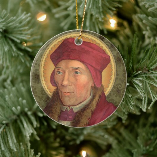2für 1 Heilige: SS. John Fisher & Thomas More Keramikornament (Baum)