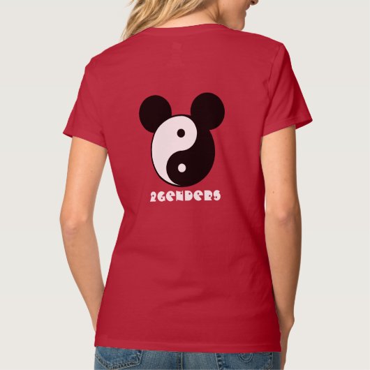 2Geschlechter Yin T-Shirt (Rückseite)