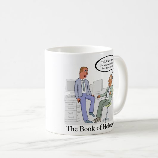 2guysofficeHEBREWS Kaffeetasse (VorderseiteRechts)