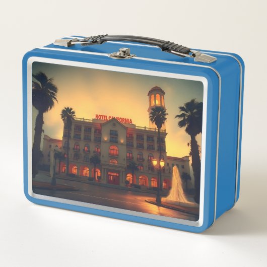 2Hotel California" Metall Brotdose (Vorderseite)