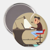 2HT Magnet, 3-in. Magnet (Vorderseite/Rückseite)