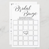 2in1 Bridal Bingo & Whats in Ihren Purse Games (Vorne/Hinten)