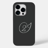 "2J"-Logo Case-Mate iPhone Hülle (Rückseite)