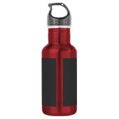 "2J"-Logo Edelstahlflasche (Rückseite)