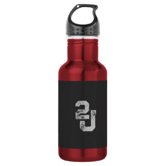 "2J"-Logo Edelstahlflasche