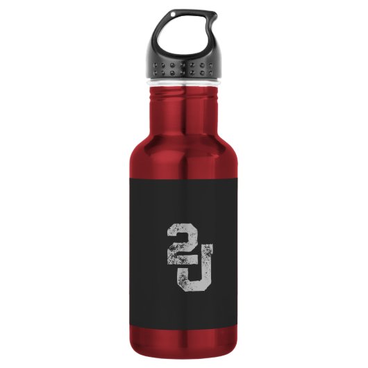 "2J"-Logo Edelstahlflasche (Vorderseite)