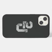 "2J"-Logo iPhone Hülle (Rückseite (Horizontal))