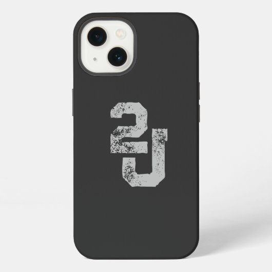 "2J"-Logo iPhone Hülle (Rückseite)