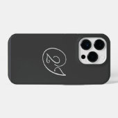 "2J"-Logo iPhone Hülle (Rückseite (Horizontal))