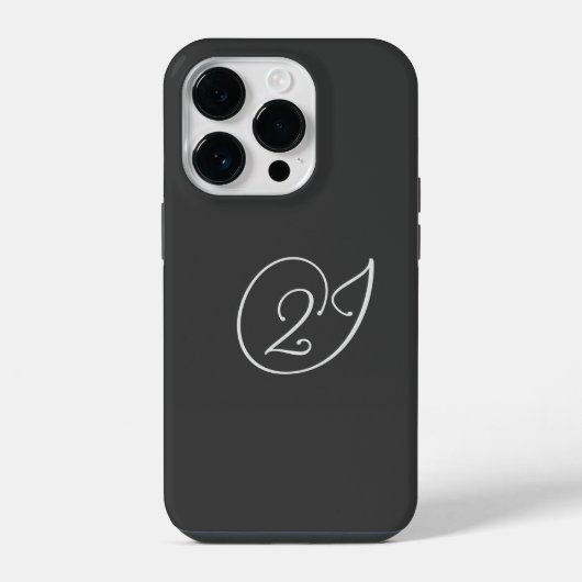 "2J"-Logo iPhone Hülle (Rückseite)