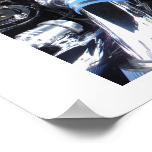 2jz Motor Shot Poster (Ecke)