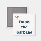 2Leere das Magnet der Garbage Erinnerung (Vorderseite/Rückseite)