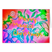 2MAGISCHE CHRISTMAS UNICORNS CARD (Vorderseite (Horizontal))