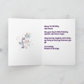 2nd, 3rd, 4th, 5th Birthday, Unicorn, Personalized Karte (Innenseite)