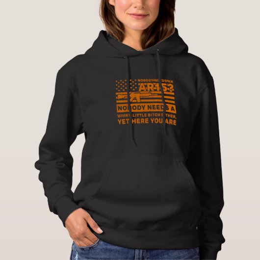 2nd Amendment Rights AR 15 Rights Hoodie (Vorderseite)