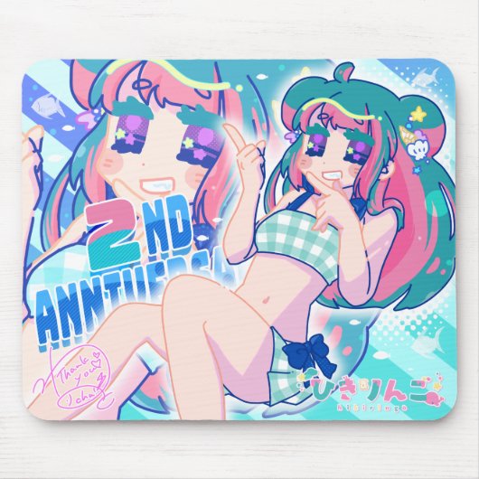 2nd Anniversary Hikiringo -- Summer Neto chan Mousepad (Vorne)