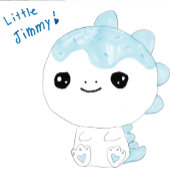 2nd Birthday Cute Dinosaur Cartoon Adorable Dino  Karte