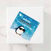 2nd Birthday Two Cool Penguin Boy Geschenkanhänger (Beispiel)