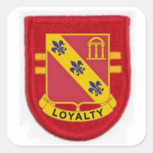 2ND BN 319. FELDKÜNSTLER FLASH/DUI STICKERS (Vorderseite)