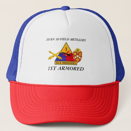 2ND BN 3RD FIELD ARTILLERY HAT TRUCKERKAPPE (Vorderseite)