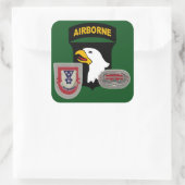 2ND BN 503D INFANTRY 101ST IM FLUGZEUG STICKER (Tasche)