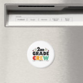 2ND Grad Crew Funny Back To School Student Gift Magnet (In Situ (Geschirrspüler))