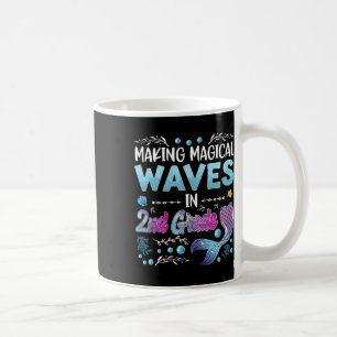 2nd Grad Cute Mermaid girls 1st of back to sc Kaffeetasse