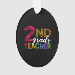2nd Grad Teacher Light Zweiter Grad Teacher Cute Ornament