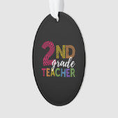 2nd Grad Teacher Light Zweiter Grad Teacher Cute Ornament (Vorderseite)