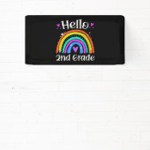 2nd Grad Teacher Rainbow Grad Back To School Banner (InSitu)
